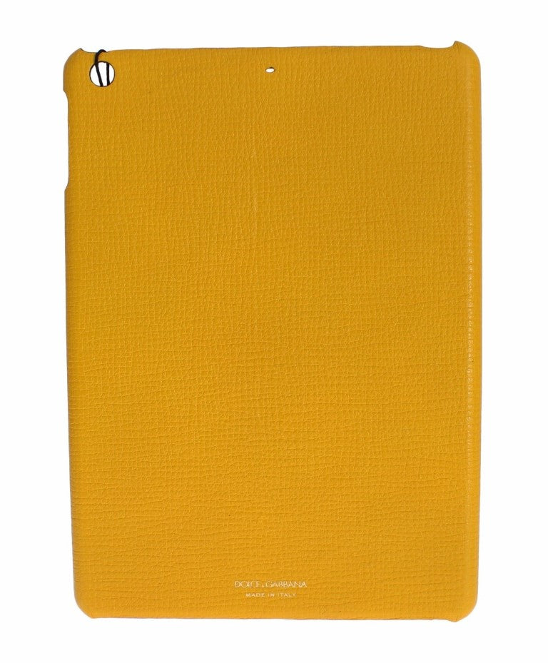 Yellow Leather Tablet Ipad Case Cover