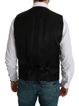 White Black Stripes Waistcoat Formal Vest