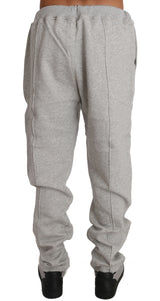 Gray Cotton Sweater Pants Tracksuit