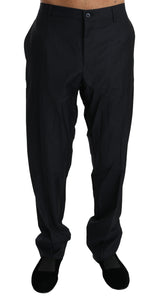 Wool Black Formal Dress Trouser Men Pants