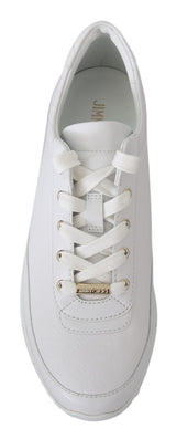 White Leather Monza Sneakers