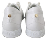 White Leather Monza Sneakers
