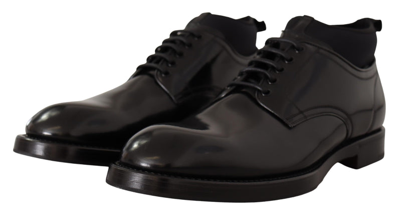 Black Leather Formal Lace Up Shoes