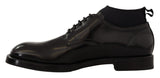 Black Leather Formal Lace Up Shoes