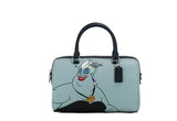 Disney Ursula Motif Pebbled Leather Rowan Satchel Crossbody Bag