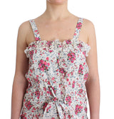 Beachwear Pink Floral Beach Mini Dress Short - Avaz Shop