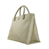Bianco Calfskin Handbag - Avaz Shop