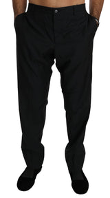 Black Dress Formal Trouser Men Wool Pants - Avaz Shop