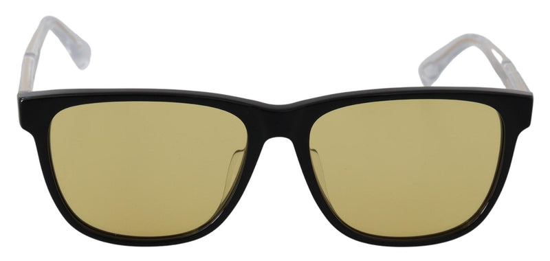 Black Frame DL0330-D 01E 57 Yellow Transparent Lenses Sunglasses - Avaz Shop