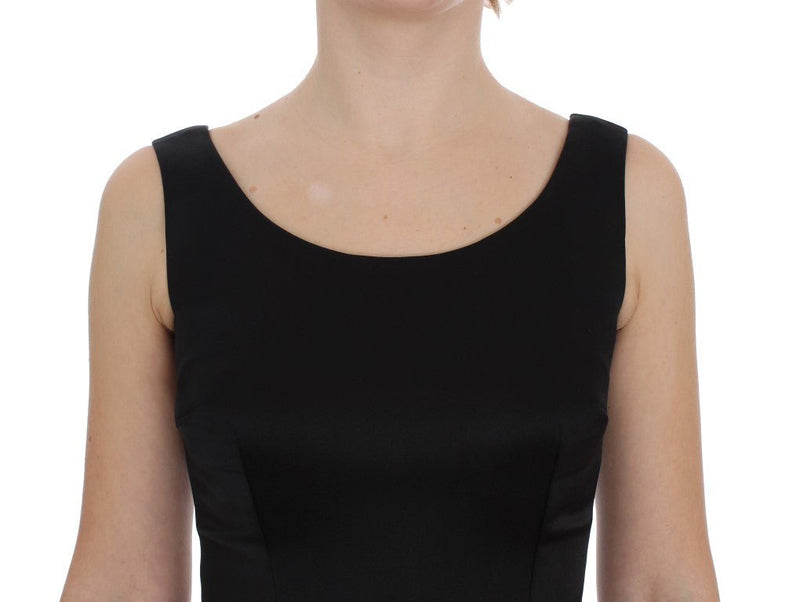 Black Gray Sheath Gown Full Length Dress - Avaz Shop