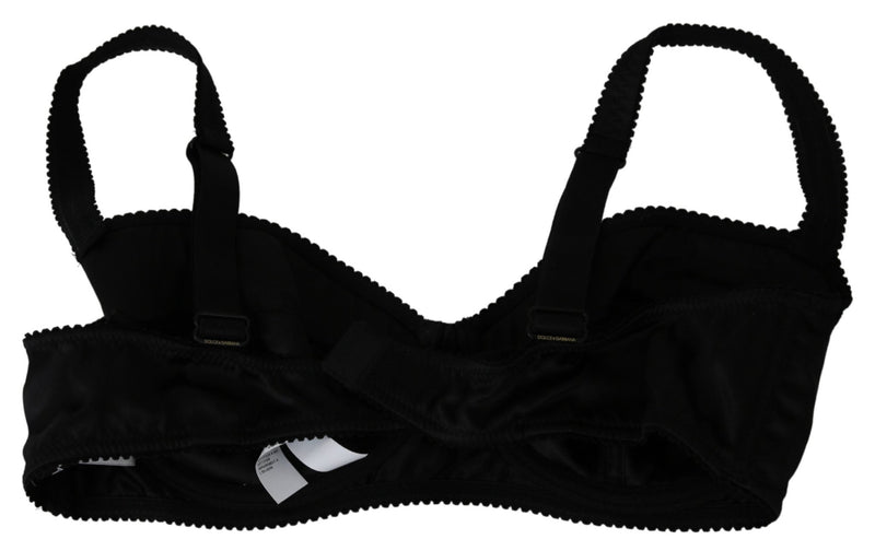 Black Lace Women Silk Stretch Bra Underwear - Avaz Shop
