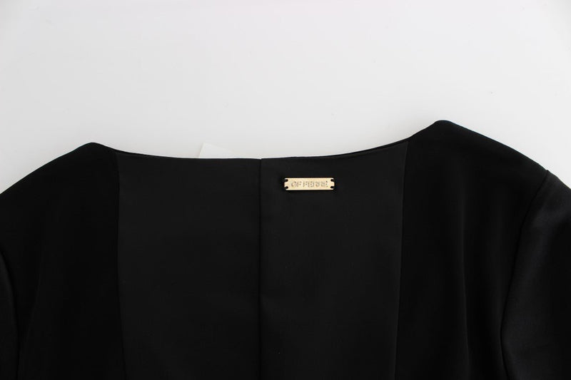 Black Longsleeved Wiggle Pencil Dress - Avaz Shop