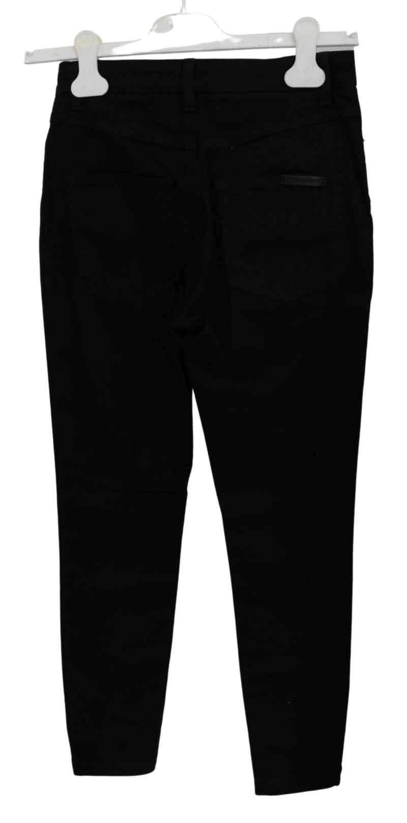 Black Skinny Trouser Cotton Stretch Jeans - Avaz Shop