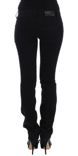 Black straight leg jeans - Avaz Shop