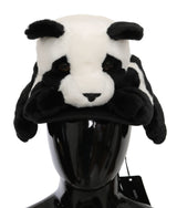 Black White Panda Fur Baseball Cotton Hat - Avaz Shop