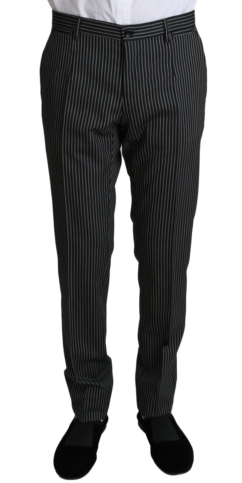 Black White Stripes 2 Piece MARTINI Suit - Avaz Shop