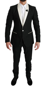 Black Wool Royal Bee 2 Piece MARTINI Suit - Avaz Shop
