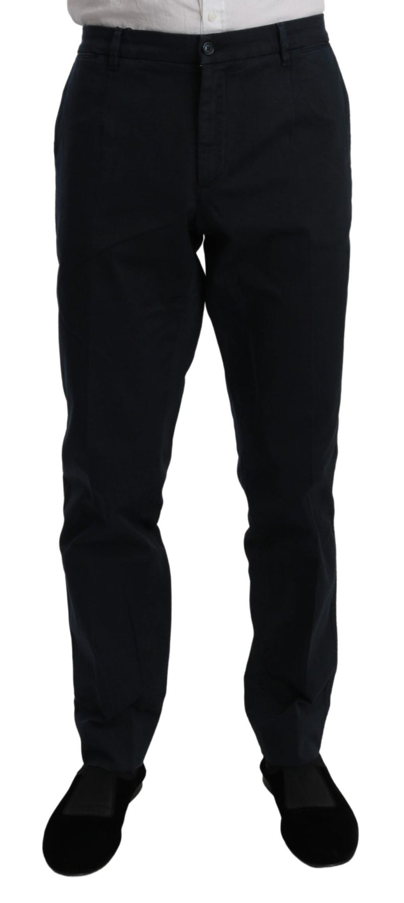 Blue Chinos Stretch Cotton Jeans Trouser - Avaz Shop