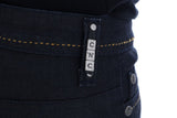 Blue Cotton Stretch Slim Fit Jeans - Avaz Shop