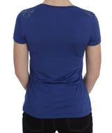 Blue Modal Stretch T-shirt - Avaz Shop