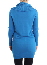 Blue scoopneck sweater - Avaz Shop