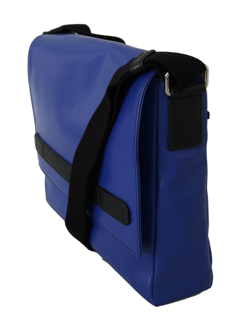 Blue Shoulder Cotton Sling Crossbody Messenger Bag - Avaz Shop