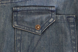 Blue Wash Cotton Slim Denim Jeans - Avaz Shop