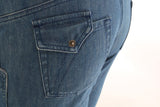Blue Wash Cotton Slim Denim Jeans - Avaz Shop