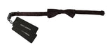 Brown Dotted Men Necktie Papillon 100% Silk Bow Tie - Avaz Shop