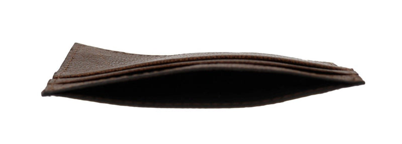 Brown Leather Cardholder Wallet - Avaz Shop