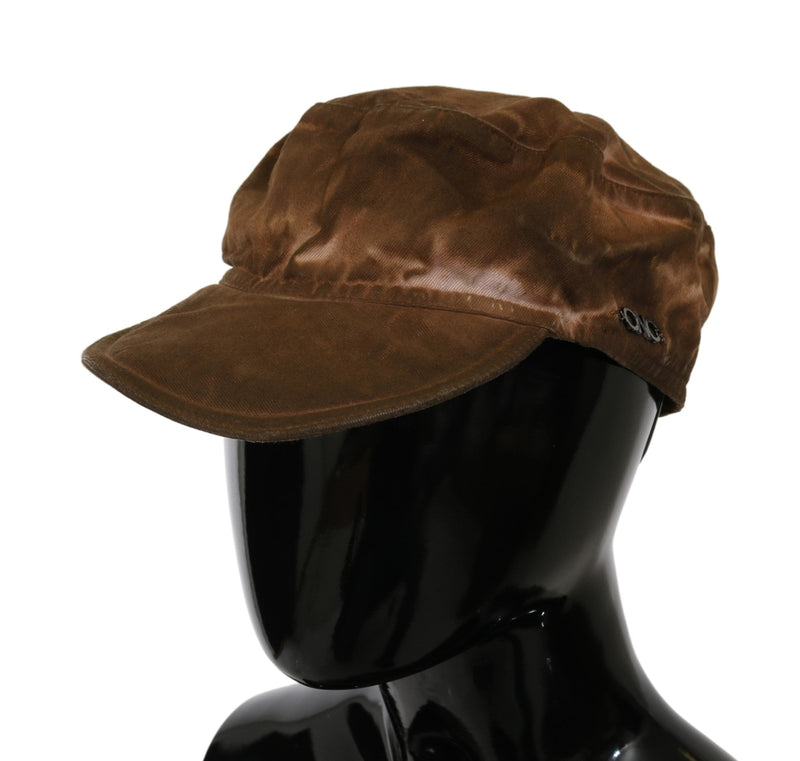 Brown Newsboy Beret Cabbie Fedora Hat - Avaz Shop