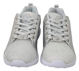 Gisella Silver Polyester Sneakers Shoes - Avaz Shop