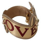 Gold Leather LOVE Bag Accessory Shoulder Strap - Avaz Shop