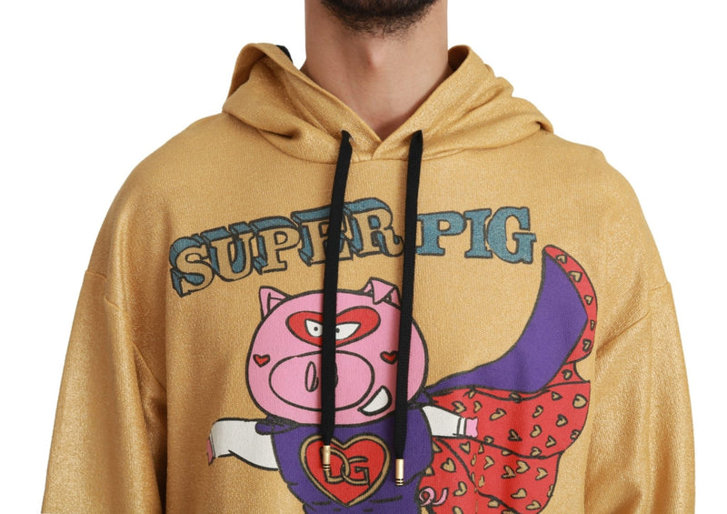 Gold Pig of the Year Hooded Sweater - Avaz Shop