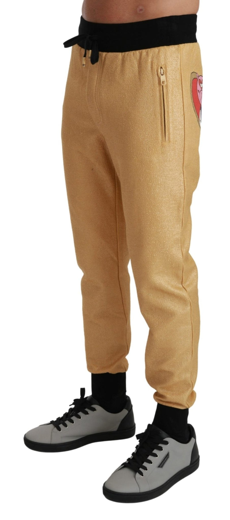 Gold Pig of the Year Trousers Pants - Avaz Shop