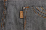 Gray Cotton Regular Fit Denim Jeans - Avaz Shop