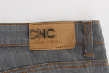 Gray Cotton Regular Fit Denim Jeans - Avaz Shop