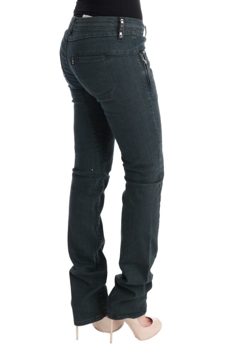 Gray Cotton Superslim Denim Jeans - Avaz Shop