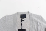 Gray cropped wool cardigan - Avaz Shop