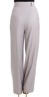 Gray high waist pants - Avaz Shop