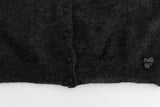 Gray Knit Wool Cardigan Sweater - Avaz Shop