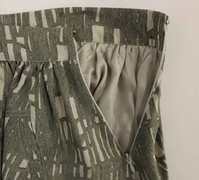 Gray Mini Short A-Line Skirt - Avaz Shop