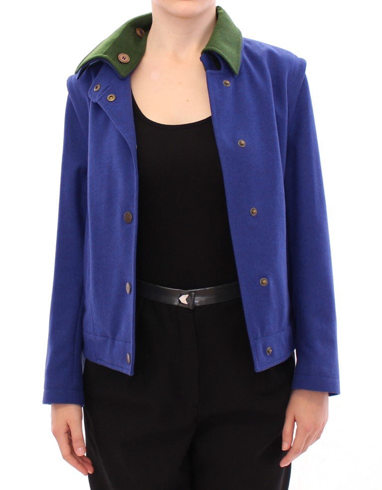 Habsburg Blue Green Wool Jacket Coat - Avaz Shop