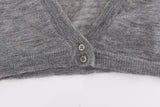 Lingerie Knit Gray Bolero Sweater Cardigan - Avaz Shop