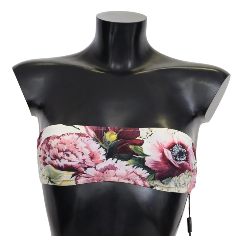 Multicolor Floral Print Women Beachwear Bikini Tops - Avaz Shop