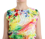 Multicolor Organza Sheath Dress - Avaz Shop