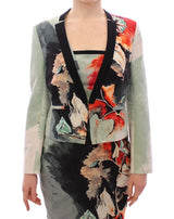 Multicolor Short Floral Blazer Jacket - Avaz Shop