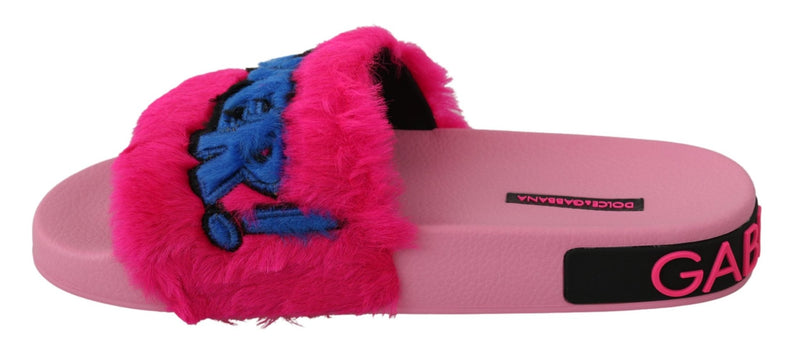 Pink Beachwear Slides Sandals Shoes - Avaz Shop