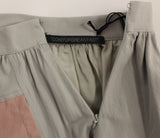 Pink Gray Mini Short Pleated Skirt - Avaz Shop