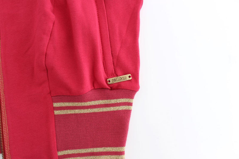 Pink Mock Zip Cardigan Sweatshirt Sweater - Avaz Shop